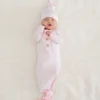 Kyte Baby Knotted Gown with Hat Set