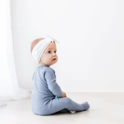 Kyte Baby Ribbed Zippered Footie