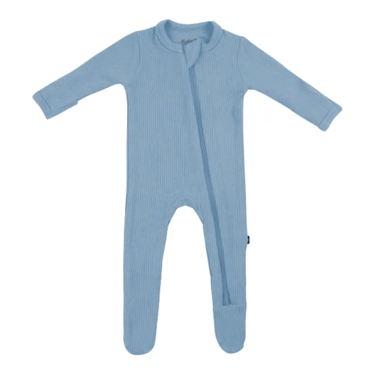 Kyte Baby Ribbed Zippered Footie