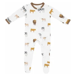 Kyte Baby Zippered Footie Prints