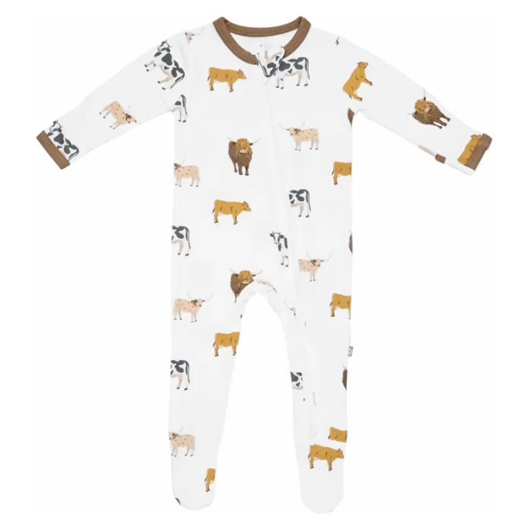 Kyte Baby Zippered Footie Prints