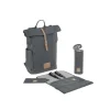 Lassig Rolltop Diaper Backpack- Anthracite