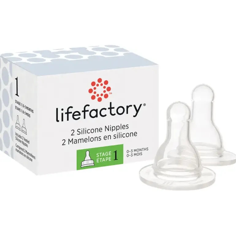 Lifefactory Bottle Nipples - 2 Pack