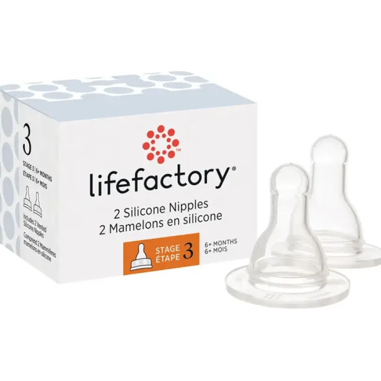 Lifefactory Bottle Nipples - 2 Pack
