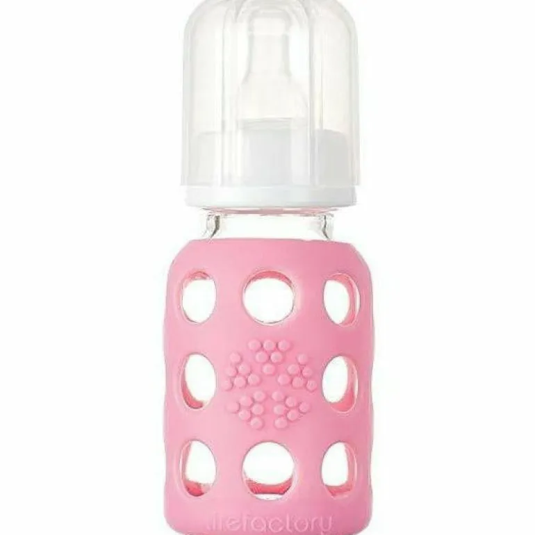Lifefactory Glass Baby Bottles 4 oz.