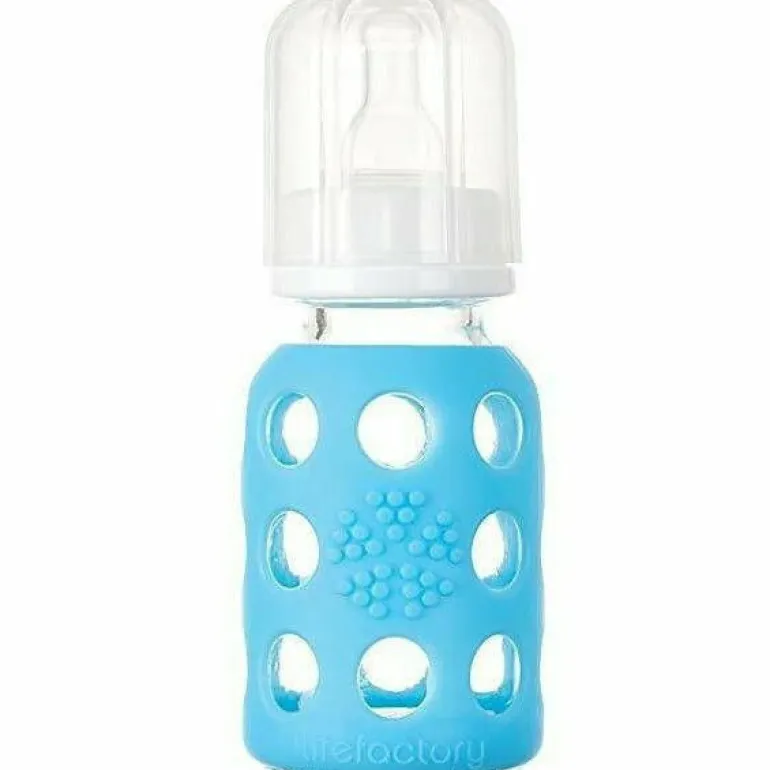 Lifefactory Glass Baby Bottles 4 oz.