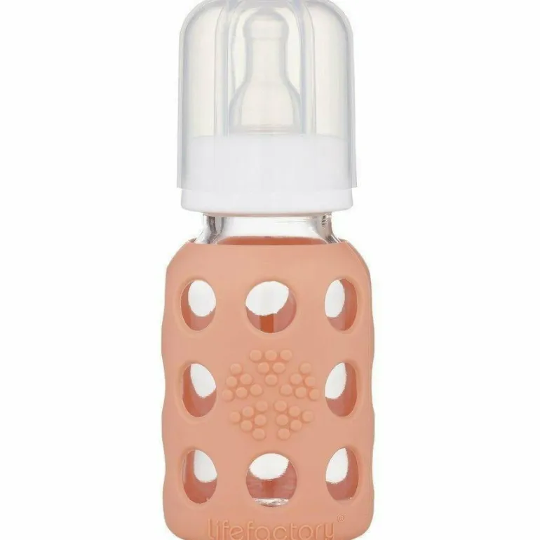 Lifefactory Glass Baby Bottles 4 oz.