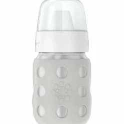 Lifefactory 8oz Stainless Steel Baby Bottle with Hard Sippy Spout