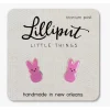 Lilliput Little Things Marshmallow Bunny Earrings
