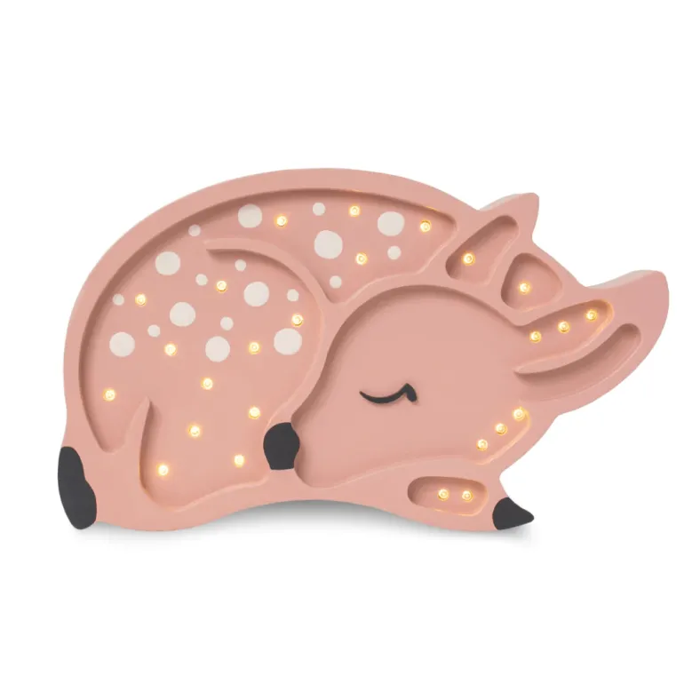Little Lights Deer Lamp- Brown