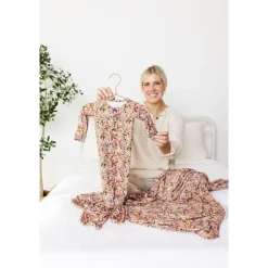 Lou Lou & Company - Mauve Wildflower Knotted Gown
