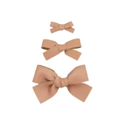 Lou Lou & Company Leather Bow Clip- Single Medium