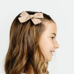 Lou Lou & Company Leather Bow Clip- Single Large