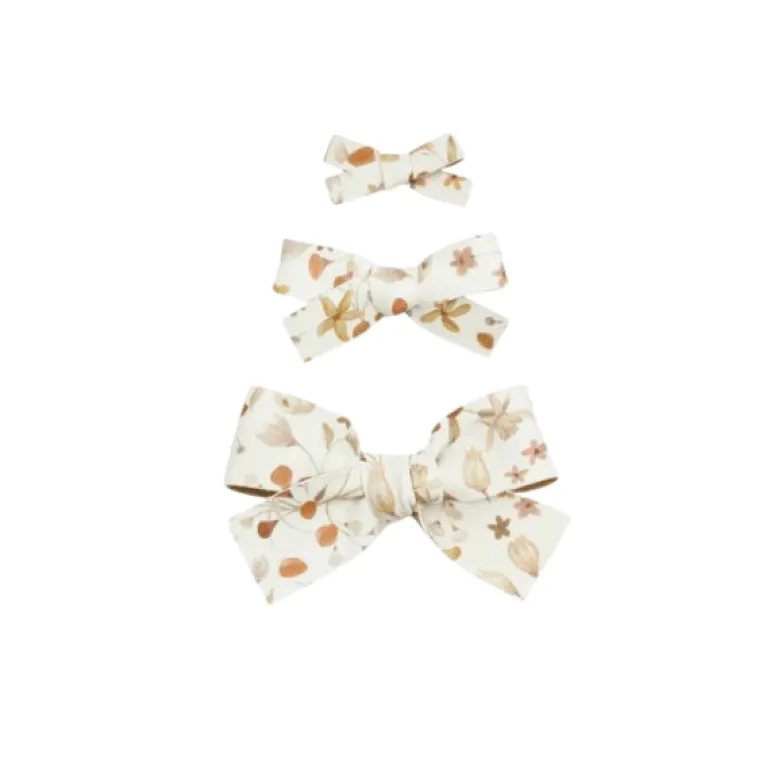 Lou Lou & Company Leather Bow Clip- Single Large