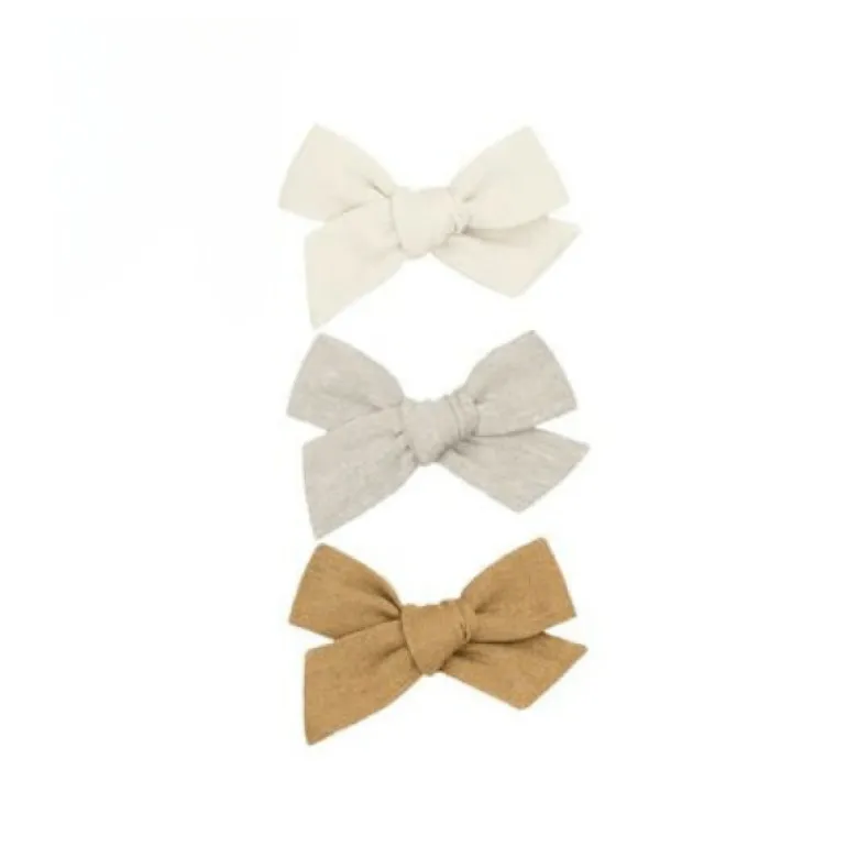 Lou Lou & Company Linen Bow 3 Pack