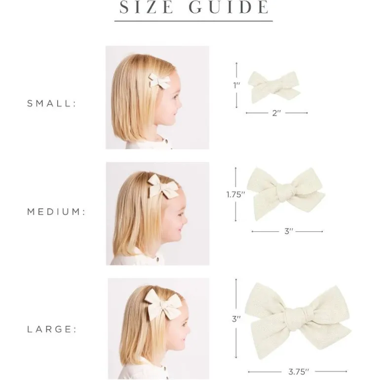 Lou Lou & Company Linen Bow 3 Pack