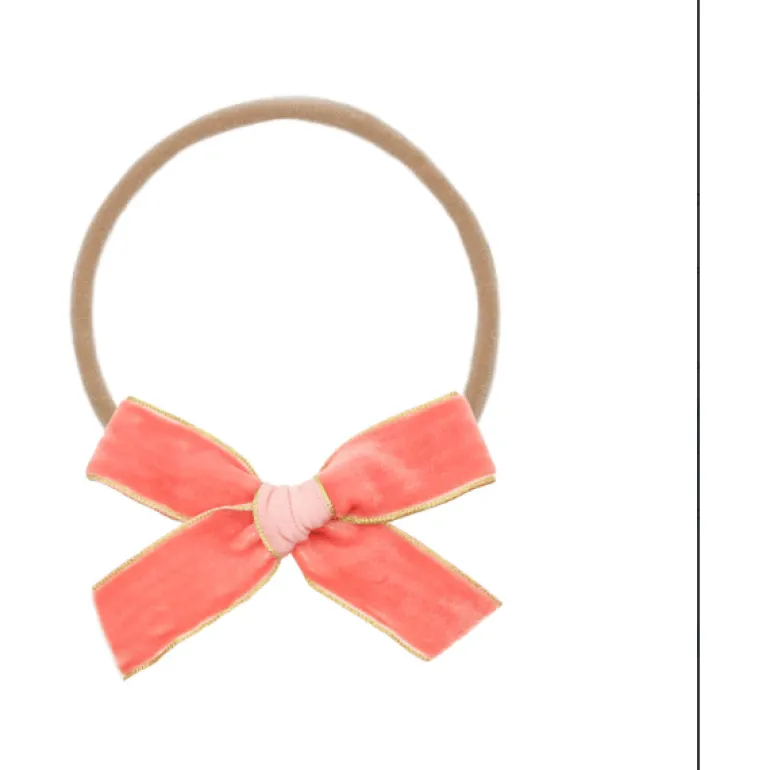 Lou Lou & Company Ribbon Bow -Velvet Headband