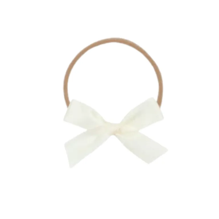 Lou Lou & Company Satin Bow Headband -Small Bow