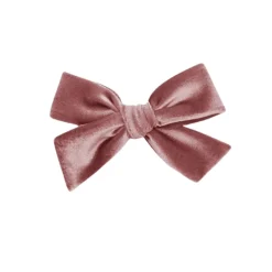 Lou Lou & Company Velvet Bow Clip- Single Large