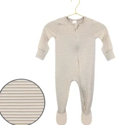 Lou Lou & Company Zippered Footie- Banks
