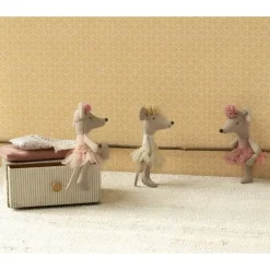 Maileg Ballerina Mouse Little Sister-Rose