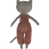 Maileg Chatons Kitten in Overalls - Grey