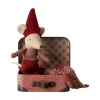 Maileg Christmas mouse, Baby in suitcase