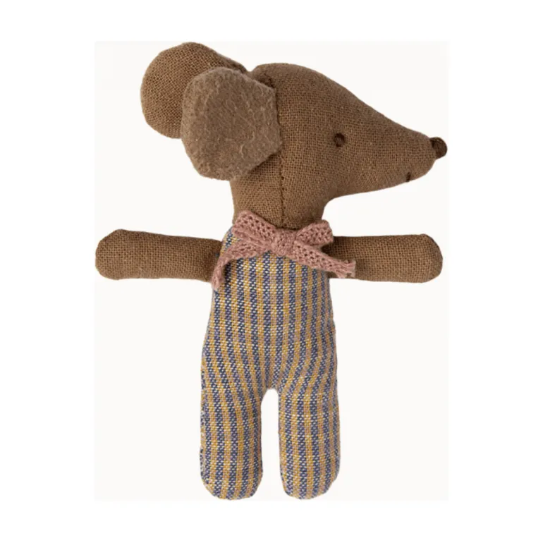 Maileg Sleepy Wakey Baby Mouse In Matchbox 2024- Rose