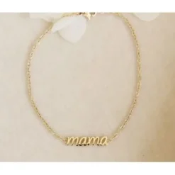 Maive Jewelry- Script Mama Bracelet