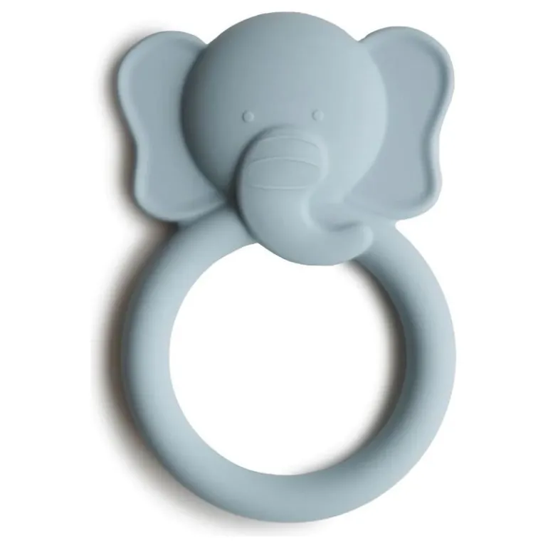 Mushie Elephant Teether Ring