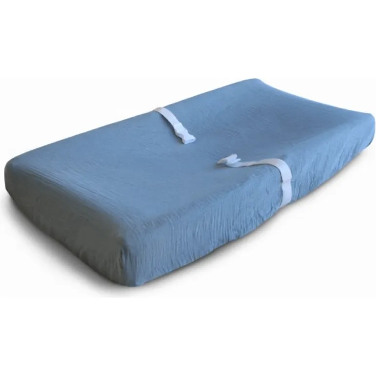 Mushie Extra Soft Muslin Changing Pad Cover