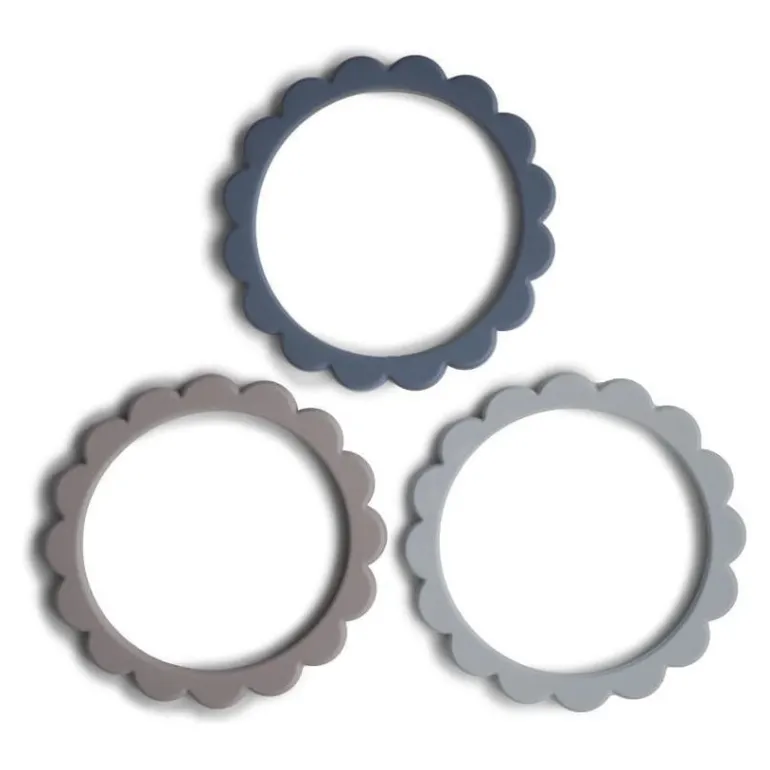 Mushie Flower Teething Bracelet