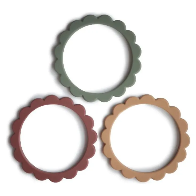 Mushie Flower Teething Bracelet