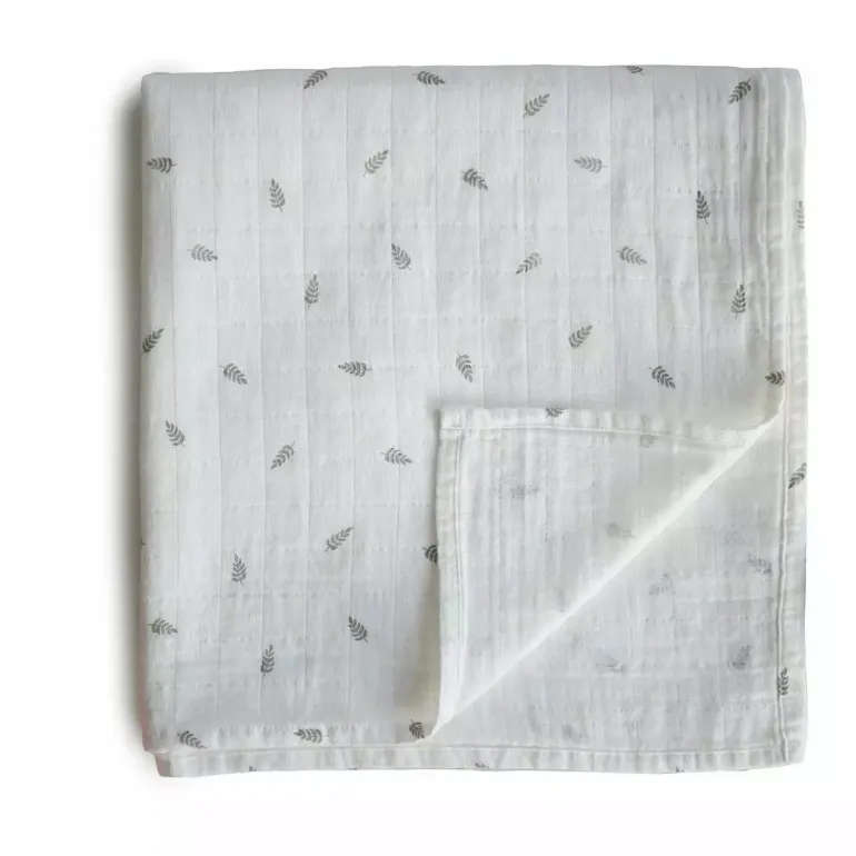 Mushie Muslin Swaddle Blanket