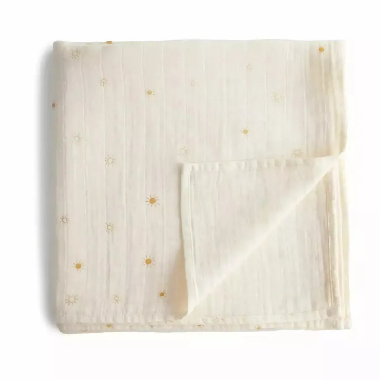 Mushie Muslin Swaddle Blanket