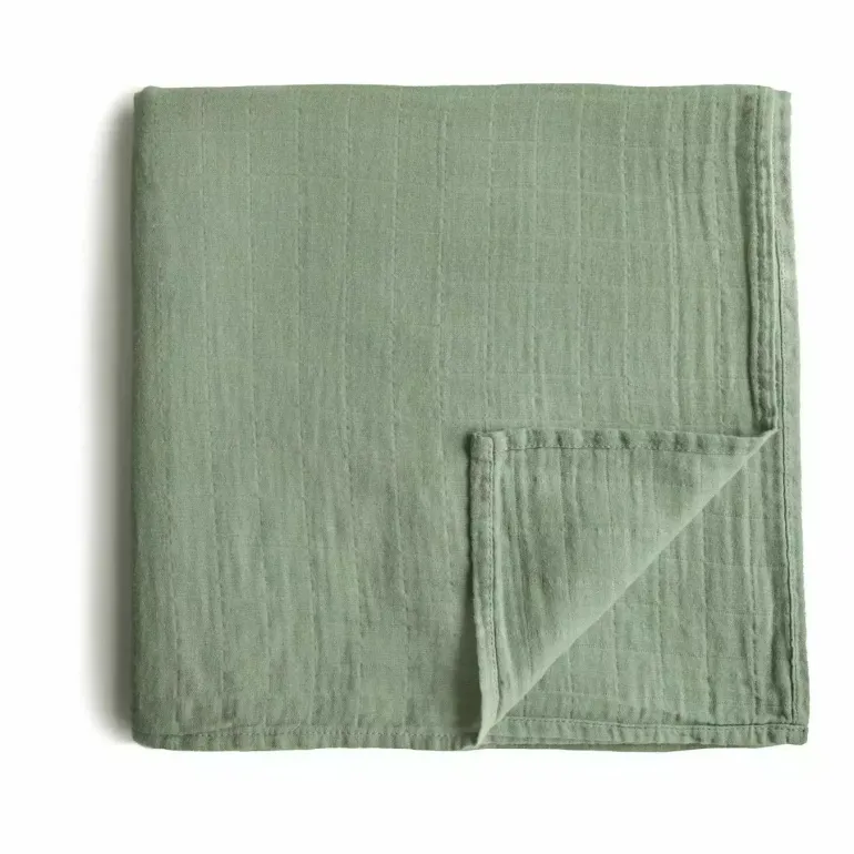 Mushie Muslin Swaddle Blanket