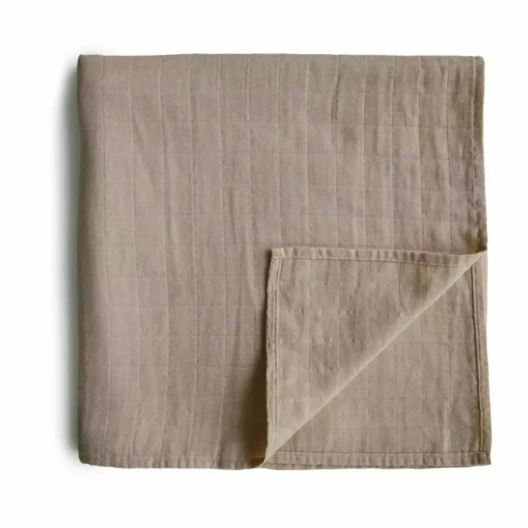 Mushie Muslin Swaddle Blanket