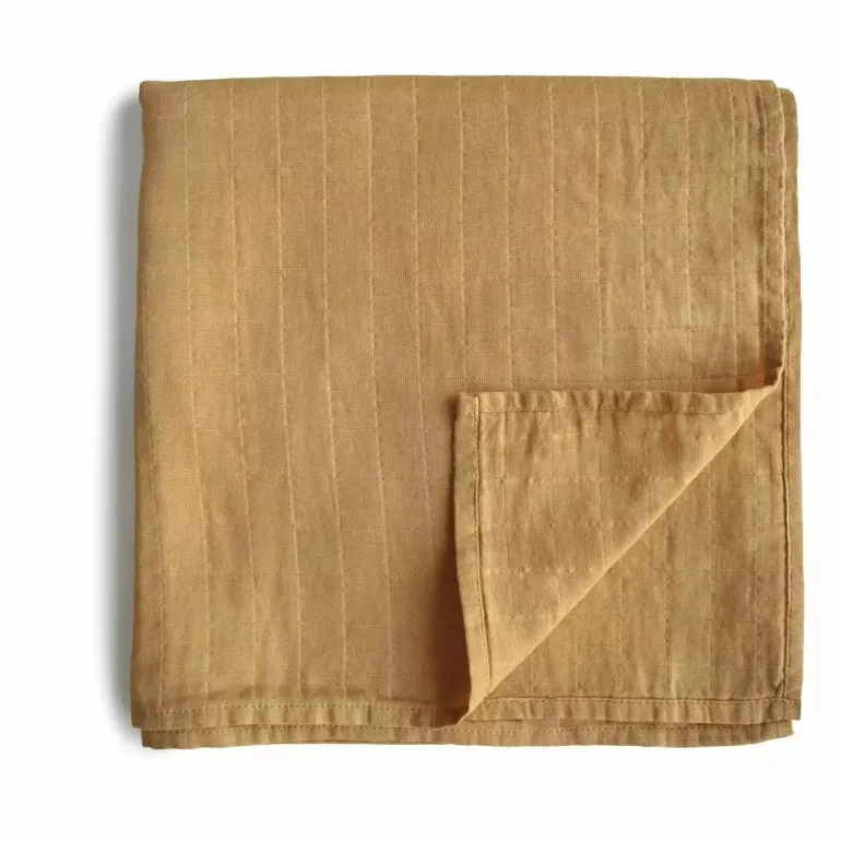Mushie Muslin Swaddle Blanket