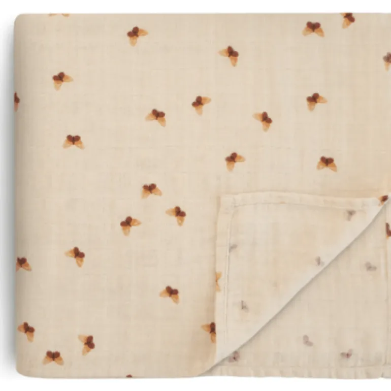 Mushie Muslin Swaddle Blanket