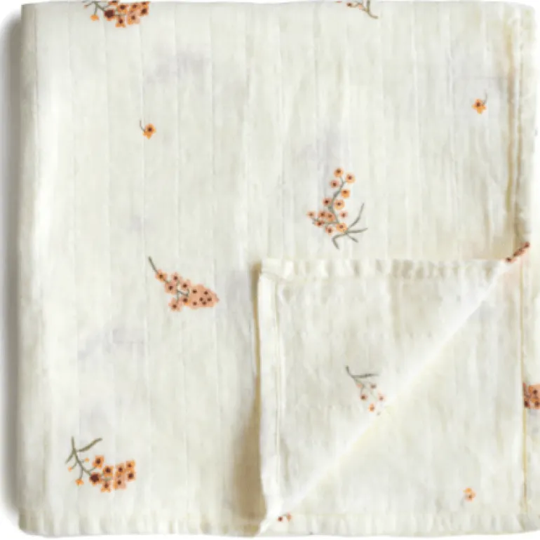 Mushie Muslin Swaddle Blanket