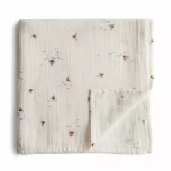 Mushie Muslin Swaddle Blanket