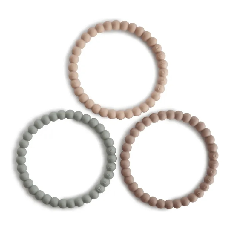 Mushie Pearl Teething Bracelet