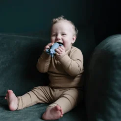 Mushie Rattle Teether- Rocket