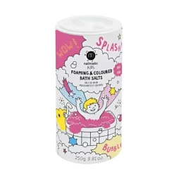 Nailmatic Kids Foaming & Colored Bath Salts - Pink-