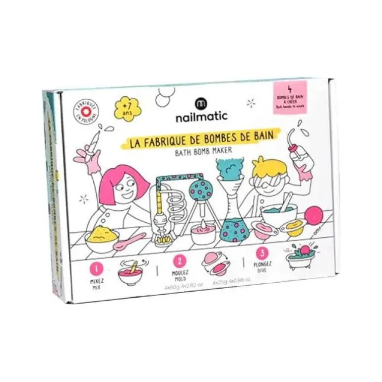 Nailmatic Round Bath Bomb Maker Kit