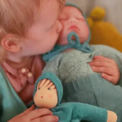 Nanchen Natur Organic "Schmuse" Doll Turquoise