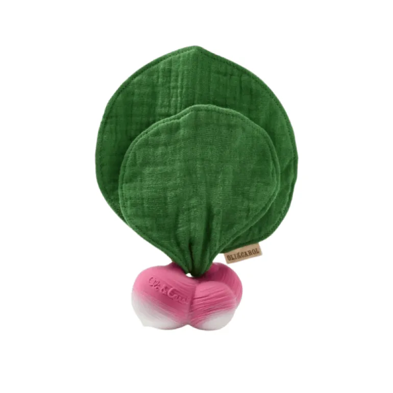 Oli & Carol Ramona the Radish Mini Doudou Teether