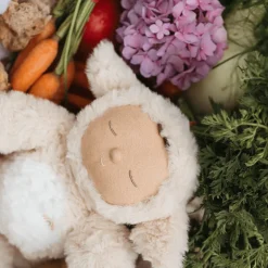 Olli Ella Cozy Dinkums Lamby Picket Cream