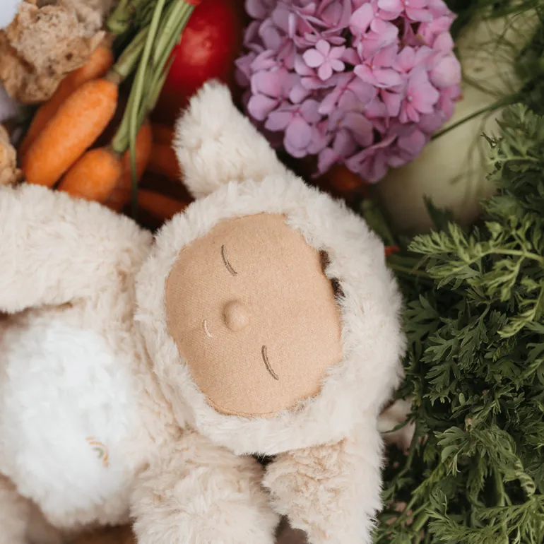 Olli Ella Cozy Dinkums Lamby Picket Cream