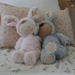Olli Ella Lullaby Cozy Dinkum Bunny Pip - Smoke